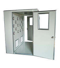 凈化板雙人單吹風淋室